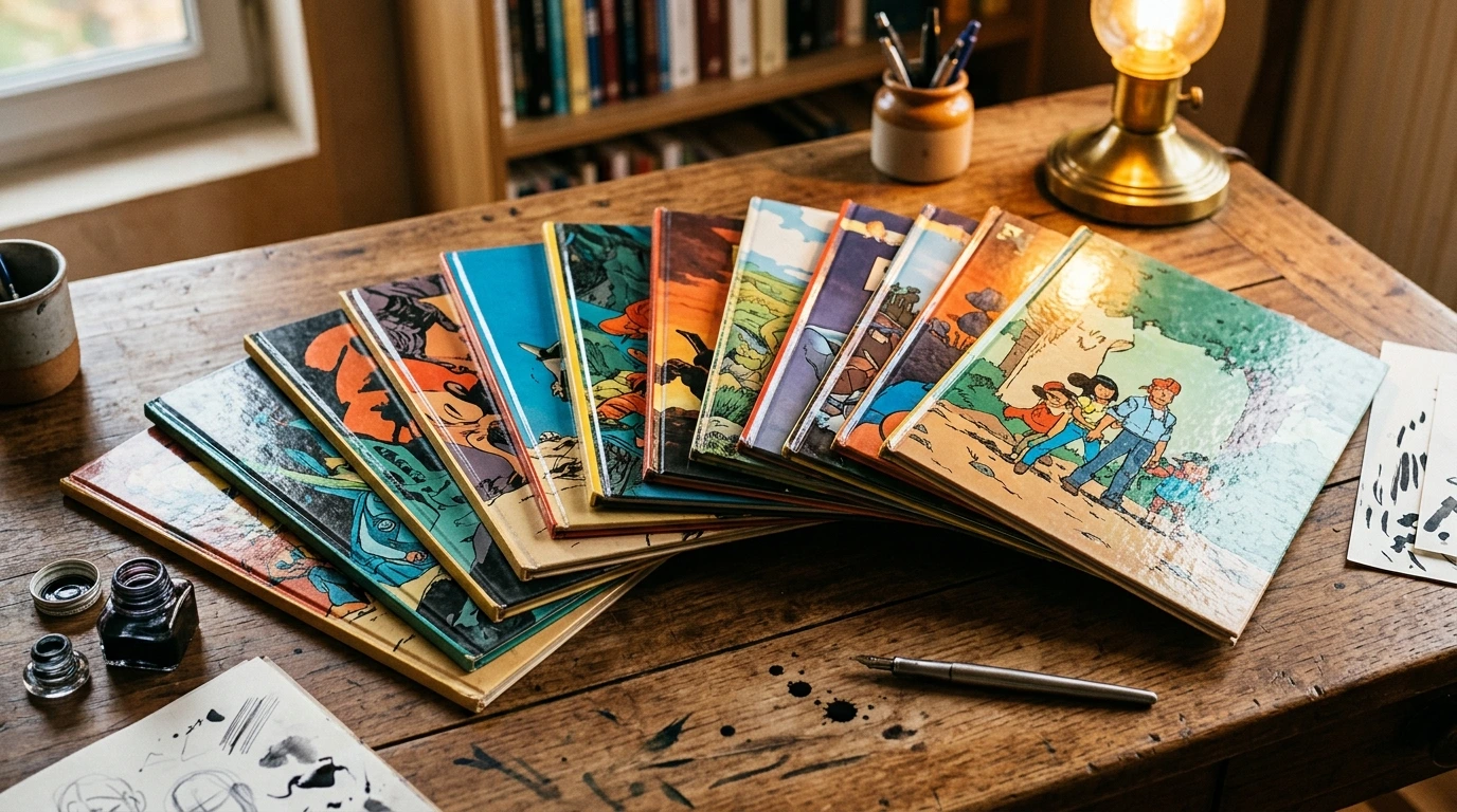 Pila di volumi manga