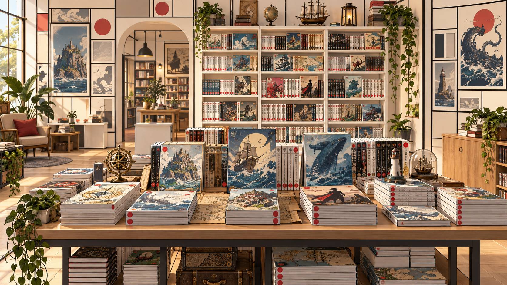 Illustration éditoriale du sujet : Alla scoperta del fantastico mondo di One Piece