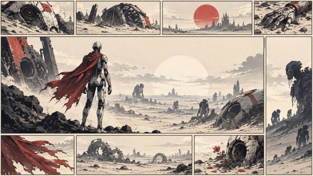 Illustration éditoriale du sujet : Kyashan Sins: Il Ritorno del Cyborg Leggendario