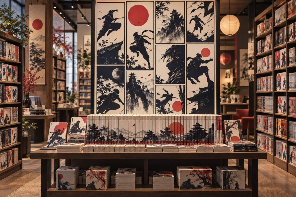 Illustration éditoriale du sujet : L'epica avventura di Naruto: il ninja che ha conquistato il mondo
