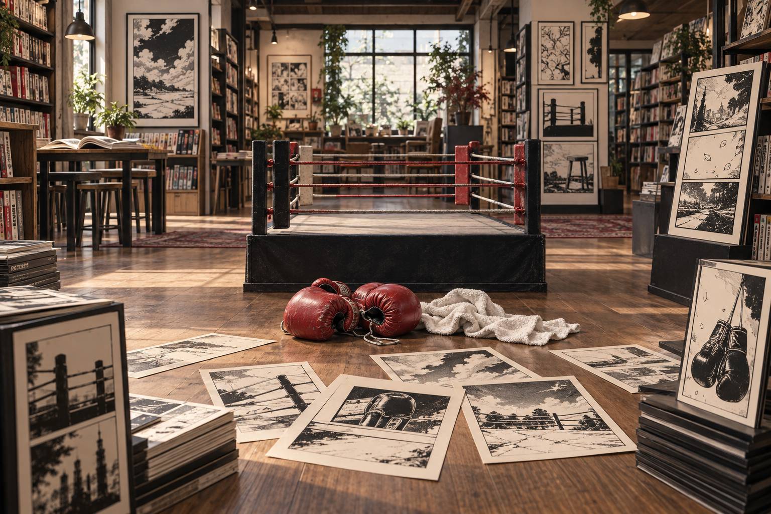 Illustration éditoriale du sujet : La Caduta di Rocky Joe: Il Trionfo e la Fine di un Campione