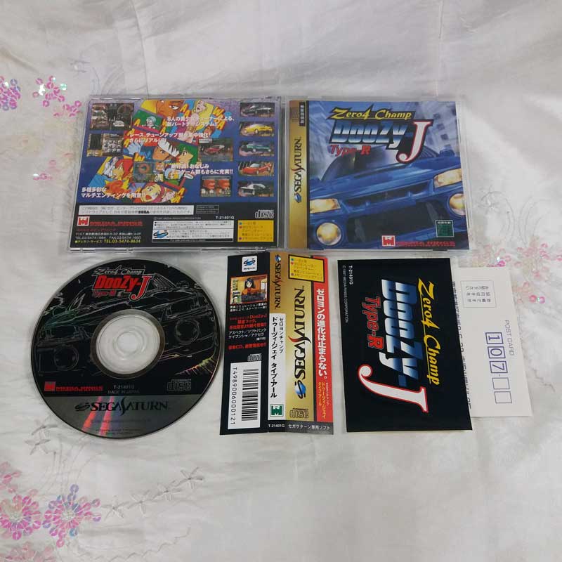 Zero4 Champ Doozy J Type R Con Adesivo Per Sega Saturn Vers Jap Ntsc Retroforce