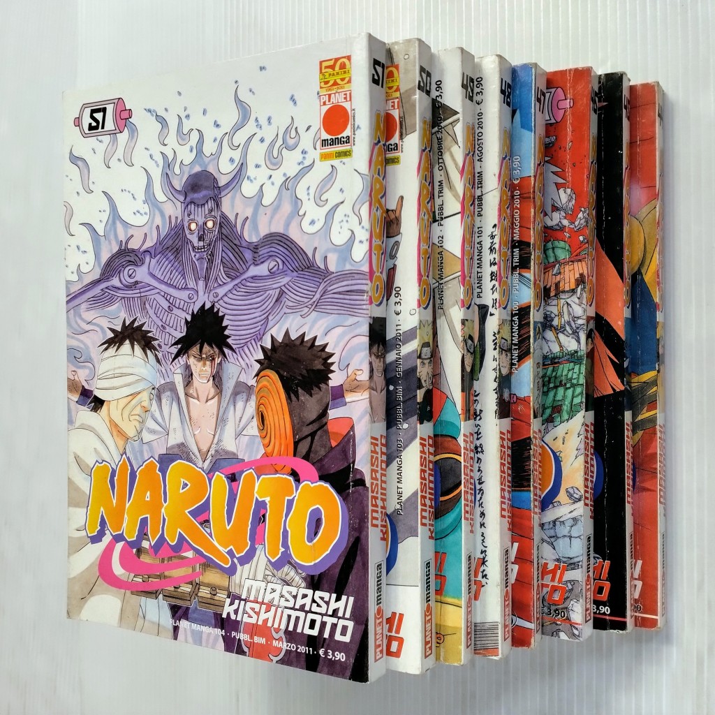 NARUTO serie blu 1/38 sequenza completa - PLANET MANGA-GAZZETTA - RARI!! -  MN73 