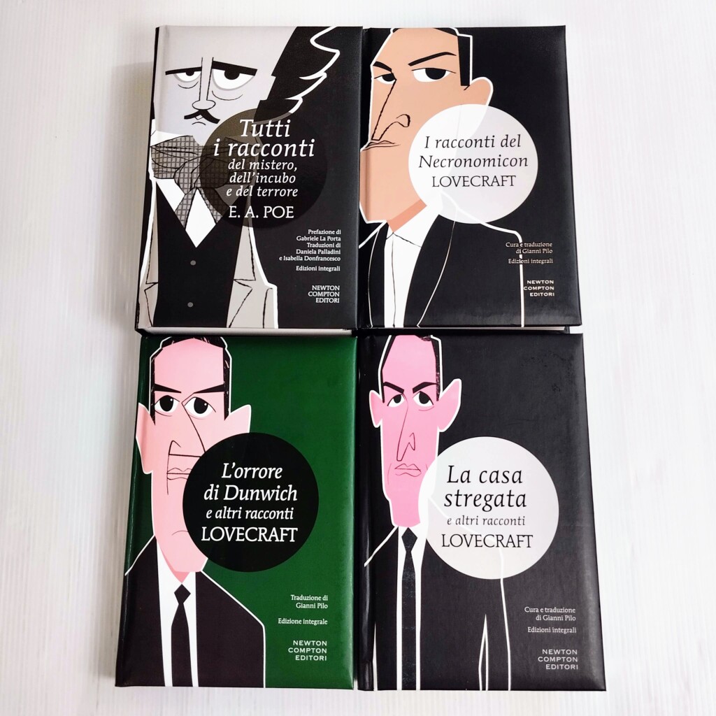 LOTTO 4 LIBRI RACCONTI : 3 LOVECRAFT + 1 POE – CARTONATI NEWTON COMPTON  MINIMAMMUT – RetroForce